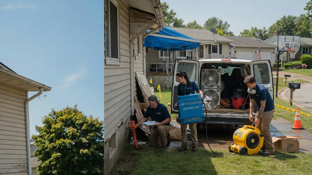 Ceiling Leak Cleanup in Knightstown, IN near me