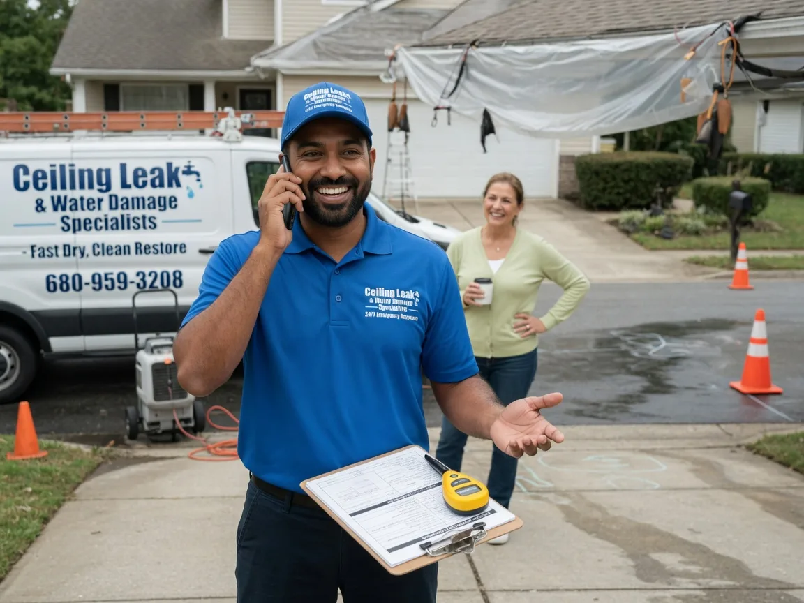 Ceiling Leak Cleanup Knightstown, IN FAQs